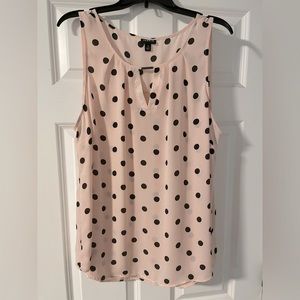 Torrid Pink Polka dot Blouse. SZ 1